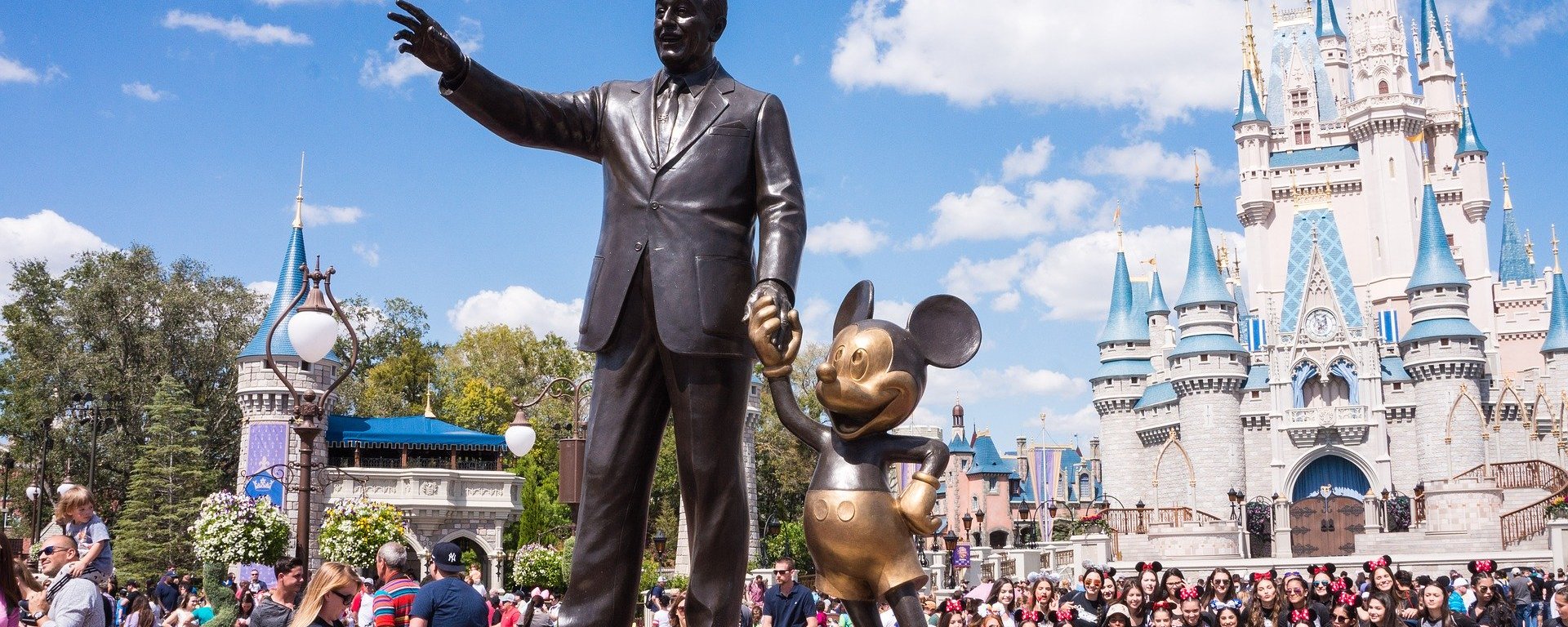 Estátua Walt Disney no Magic Kingdom