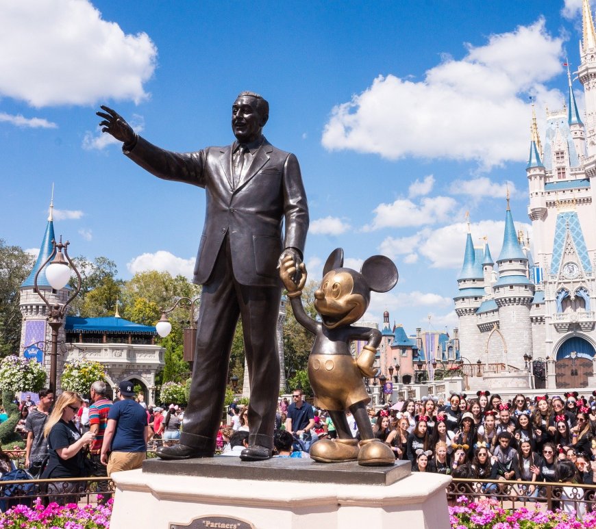 Estátua Walt Disney no Magic Kingdom
