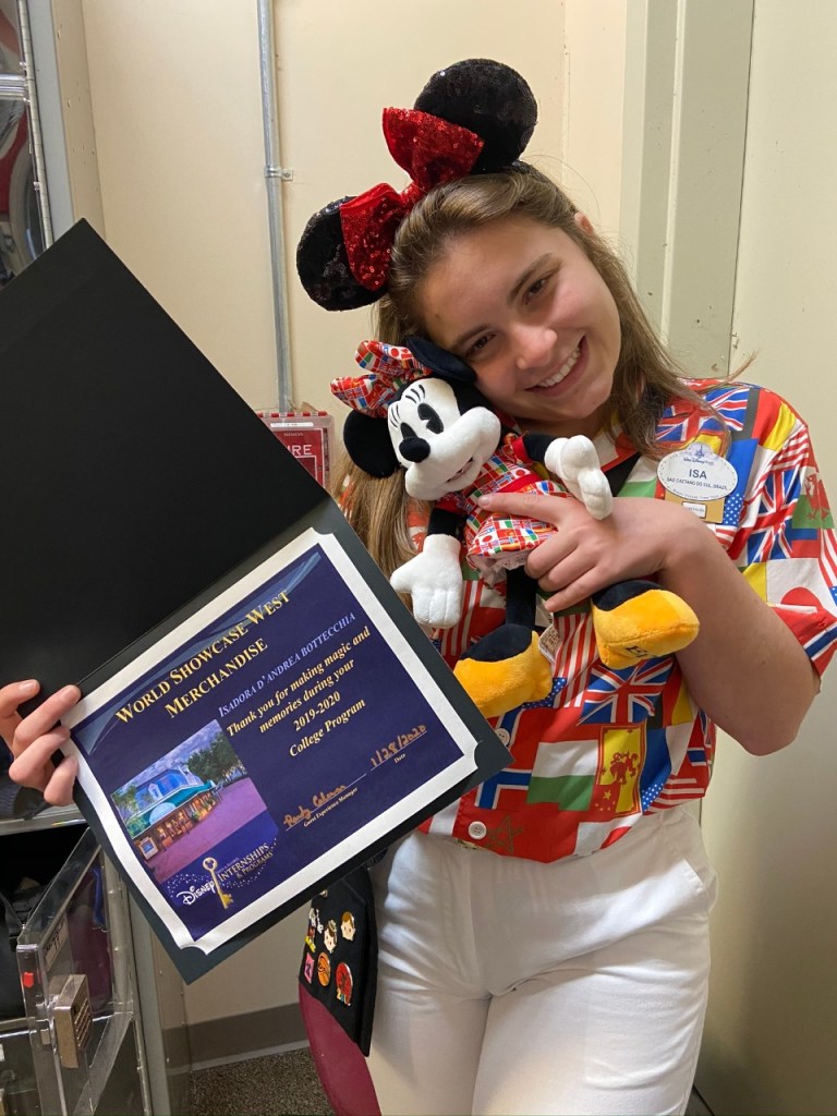 Isadora na sua work location / Foto: Isadora Bottecchia